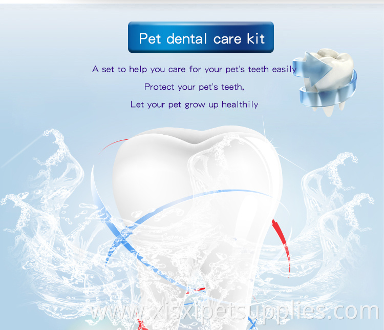 Factory Wholesale 4 In 1 Dog Dental Care Dog Finger Toothbrush Pet Cat Dog Toothbrush And Toothpaste Set